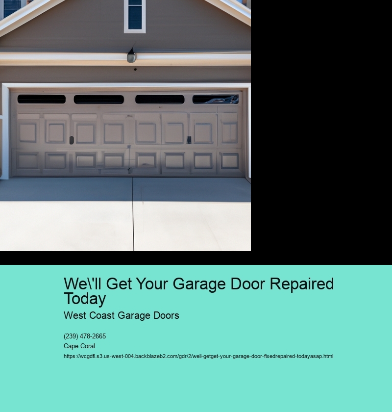 Get Your Garage Door Repaired ASAP